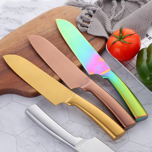 Colorful barbecue knife fruit knife