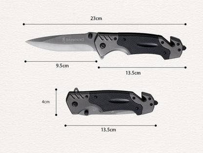 Folding Knife Stainless Steel High Hardness Outdoor Knife Pocket Knife Fishing Knife Defense Military Knife Camping Folding Knife