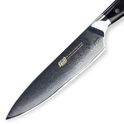 G10 Handle Damascus Slicing Knife Broken Pattern Chef Knife Household Kitchen Knife Utility Fish Fillet Knife