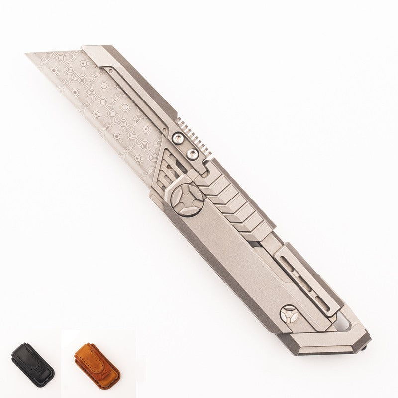 Titanium Alloy Utility Folding Self-defense Pocket Knife