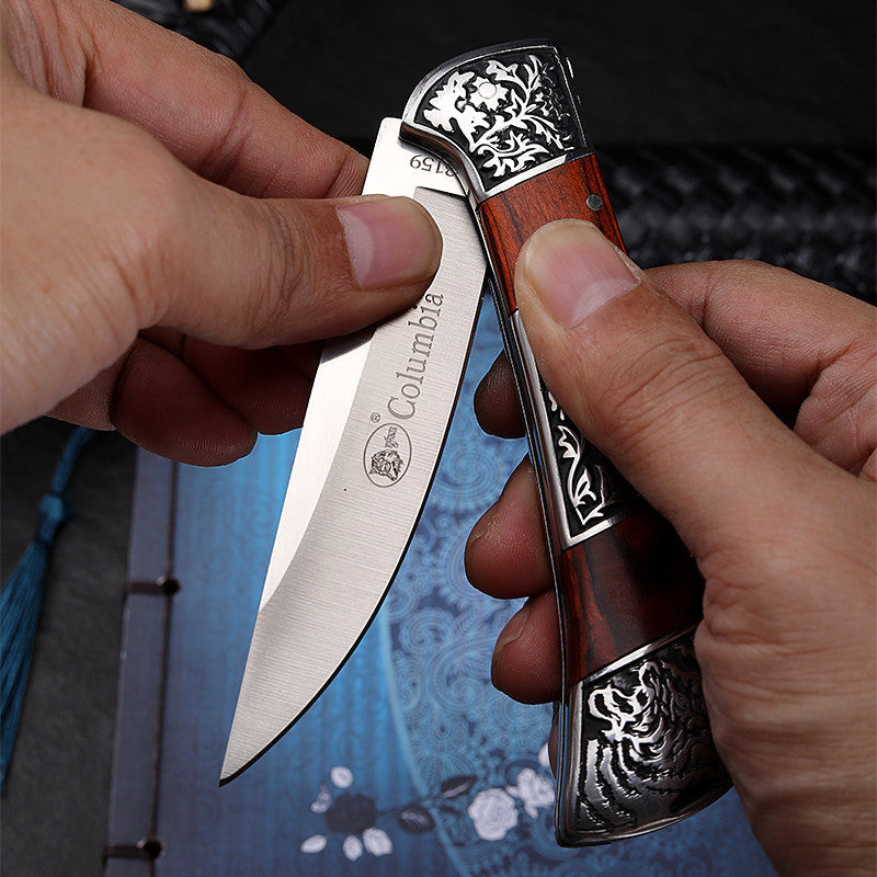 Folding Knife Outdoor Saber Field Survival Portable Knife