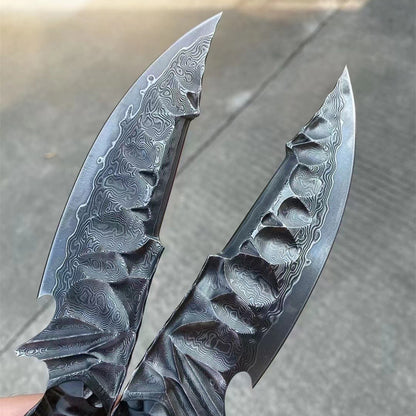 Handcrafted Forged Steel Core Damascus Knife