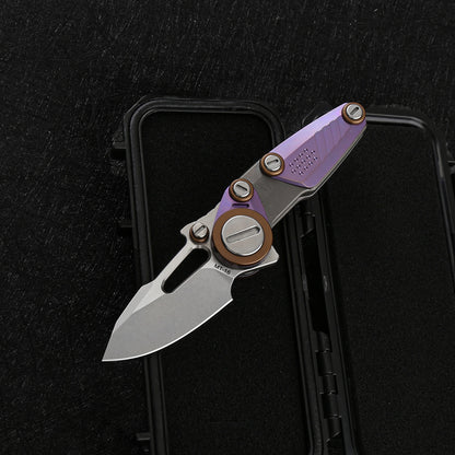 Folding Knife M390 Steel Titanium Alloy