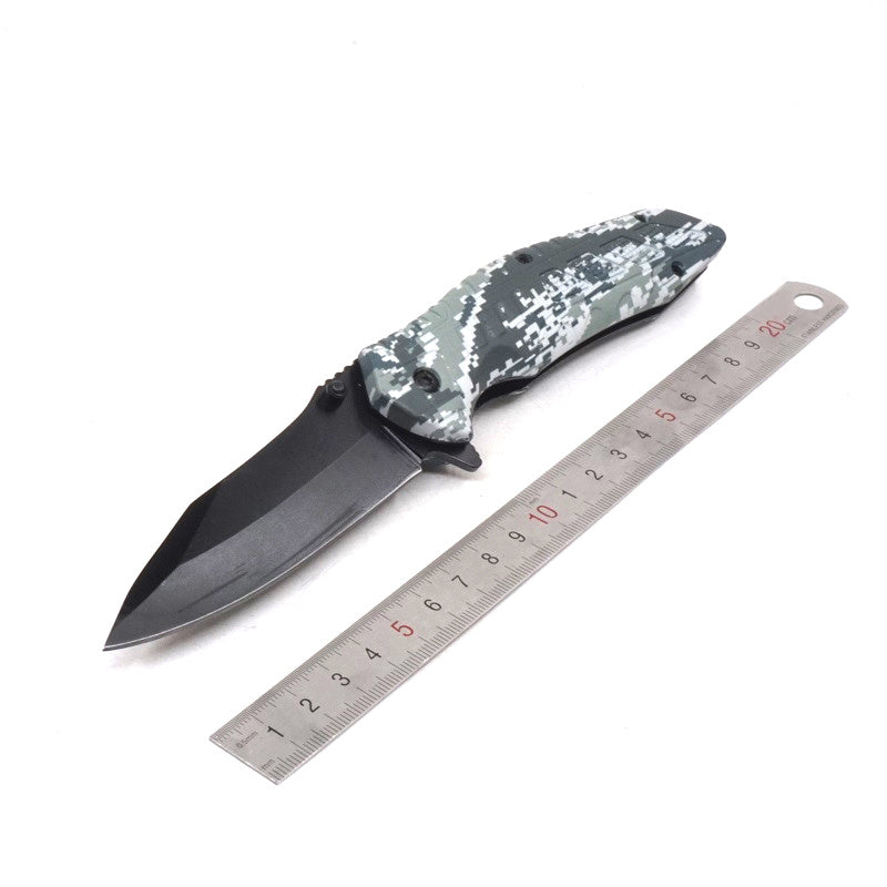 Portable Flint High Hardness Folding Knife Outdoor Knife