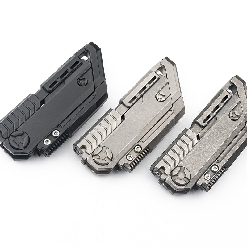 Titanium Alloy Utility Folding Self-defense Pocket Knife